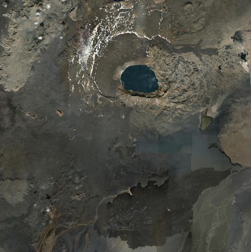 Satellite view of Askja & Holuhraun