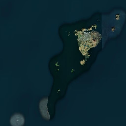 Satellite view of Vestmannaeyjar